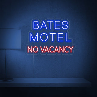Bates Motel NO Vacancy Neon Sign