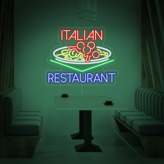 ITALIAN RESTAURANT Neon Sign