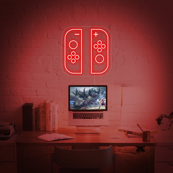 Game Switch Joycon Neon Sign