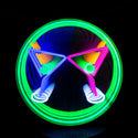 Cocktails Glasses 3D Infinity LED Neon Sign