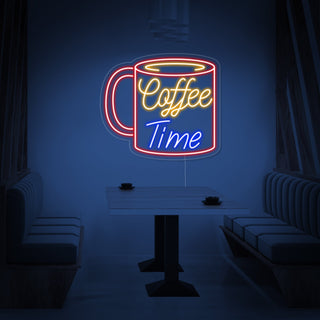 Coffee Time Mug Neon Sign