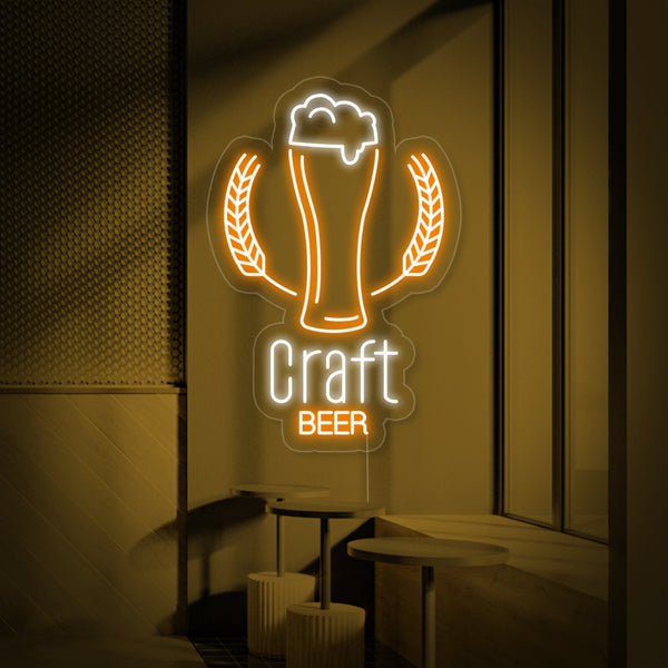 Craft Brewery Beer Neon Sign