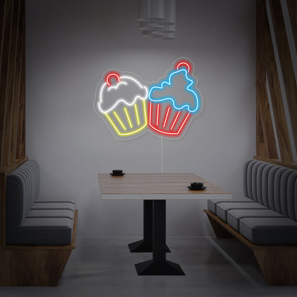 Cupcakes Neon Sign