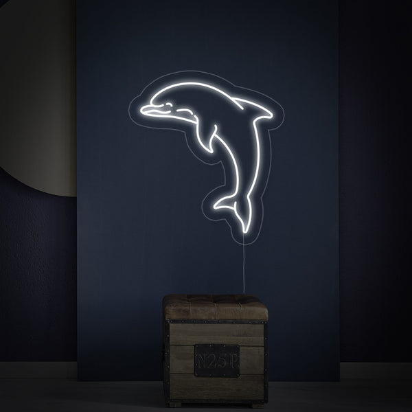 Cute Dolphin Neon Sign