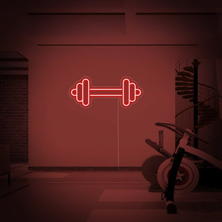 Dumbbell Barbell Gym Neon Sign, Gym Décor, Fitness Décor