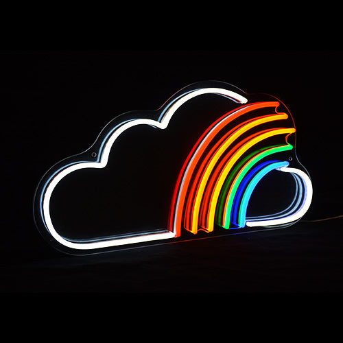 Element Symbol Rain Cloud Neon Sign