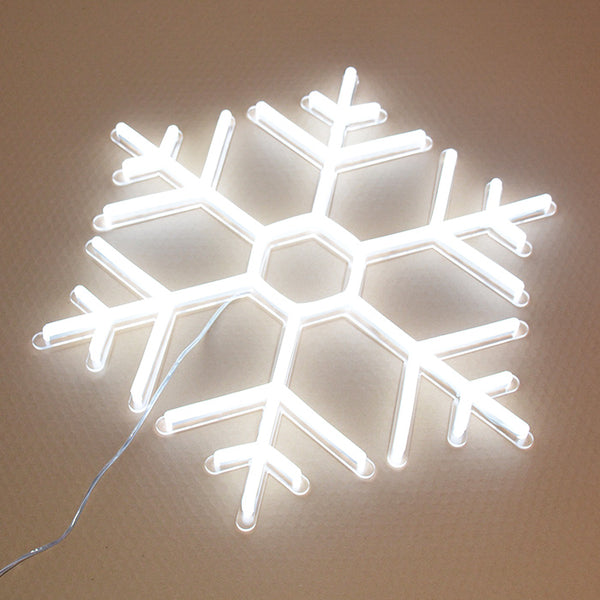 Element Symbol Snow Snowflake Neon Sign
