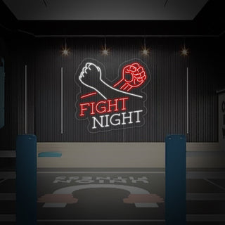 Fight Night Neon Sign