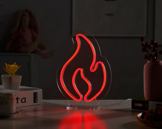 Fire Desk LED Neon Sign