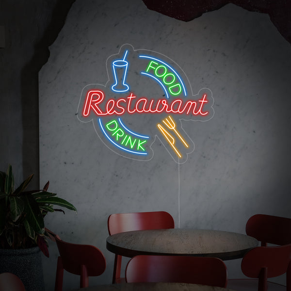 Food And Drink Restaurant Neon Sign