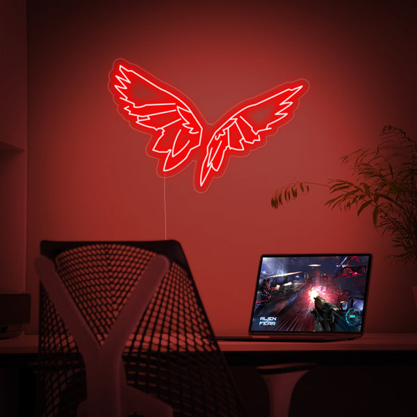 Fortnite Wings Neon Sign