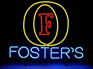 Fosters Initial Neon Sign
