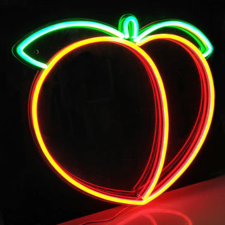 Fruit Peach Neon Sign