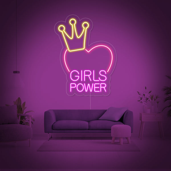 Girls Power Neon Sign