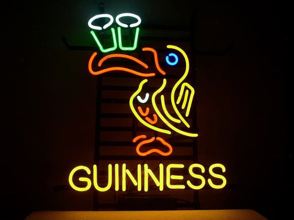 Guinness Irish Lager Ale Toucan Neon Beer Sign