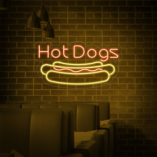 HOT DOGS Neon Sign