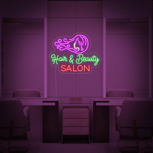 Hair Salon Neon Sign Hair Beauty Salon