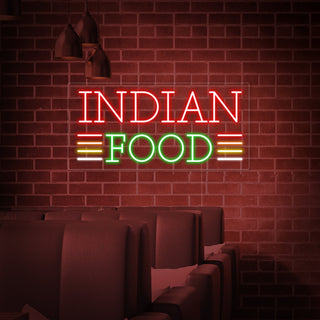 INDIAN FOOD Neon Sign