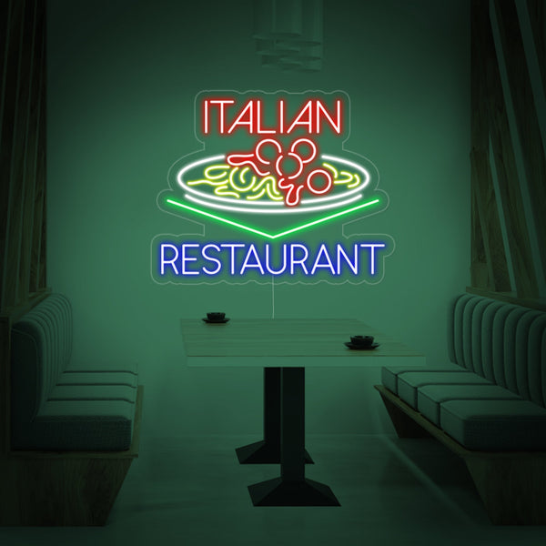 ITALIAN RESTAURANT Neon Sign