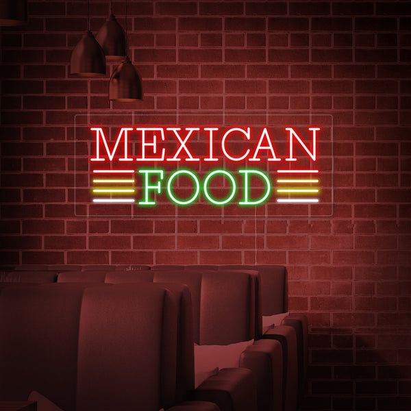 MEXICAN FOOD Neon Sign