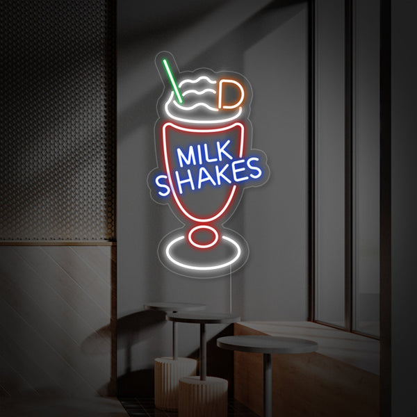 Milk Shakes Neon Sign