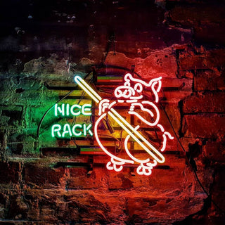Nice Rack Neon Sign