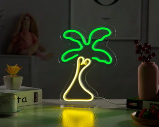 Palm Tree Desk LED Neon Sign