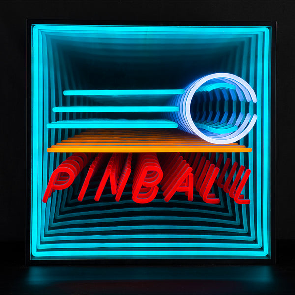 Pinball 3D Infinity LED Neon Sign