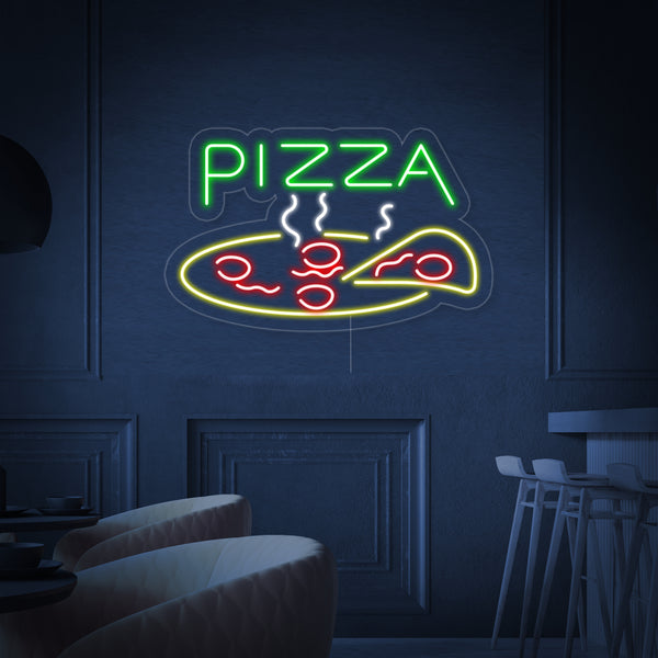 Pizza Restaurant Neon Open Sign