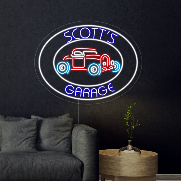 Scotts Garage Neon Sign