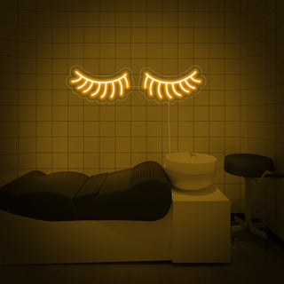 Simple Lashes Neon Sign