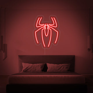 Red Spiderman Neon Sign