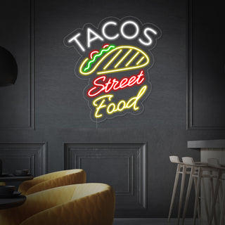 Tacos Sweet Food Neon Sign