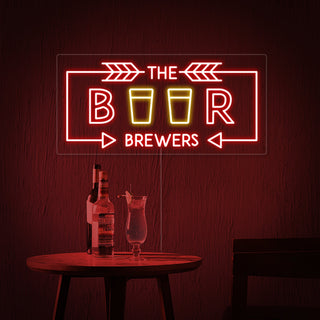 The Beer Premium Brewers Bar Neon Sign