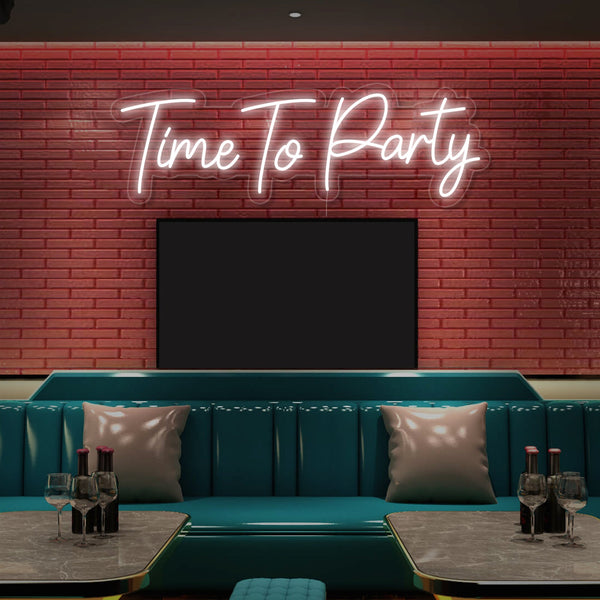 Time To Party Neon Sign