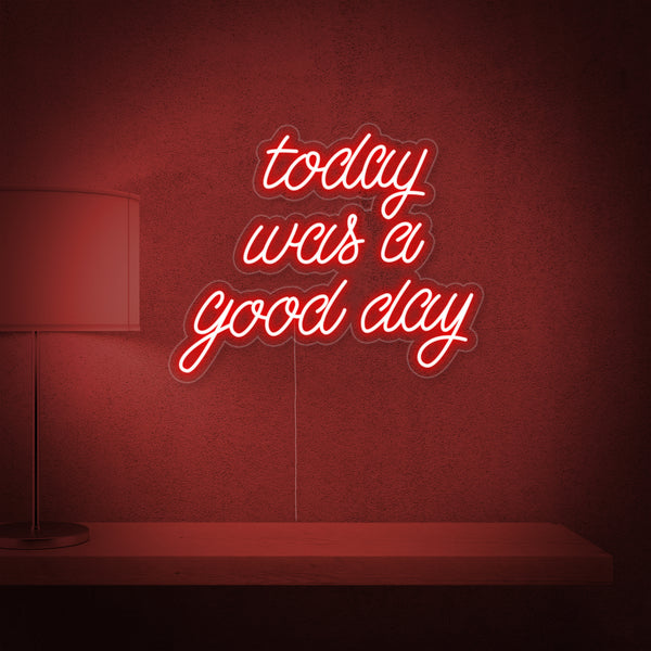 Today Was a Dood Day Neon Sign