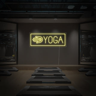 Yoga Hamsa Neon Sign