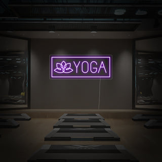 Yoga Lotus Neon Sign