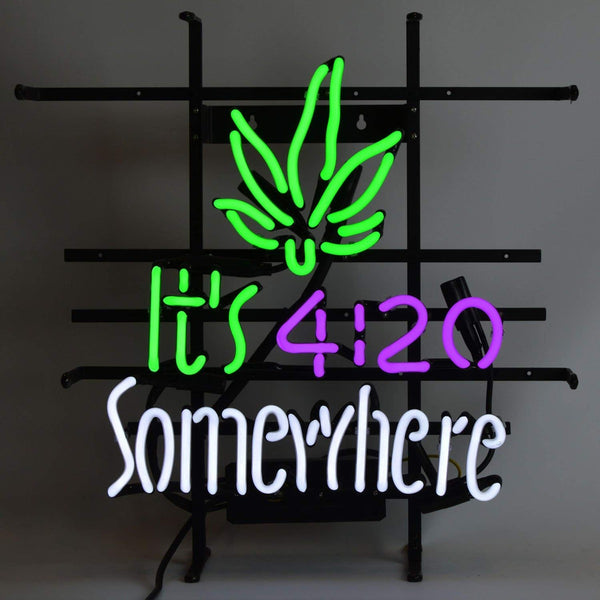 Its 420 Somewhere Neon Sign