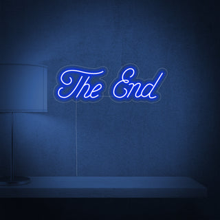 The End Neon Sign