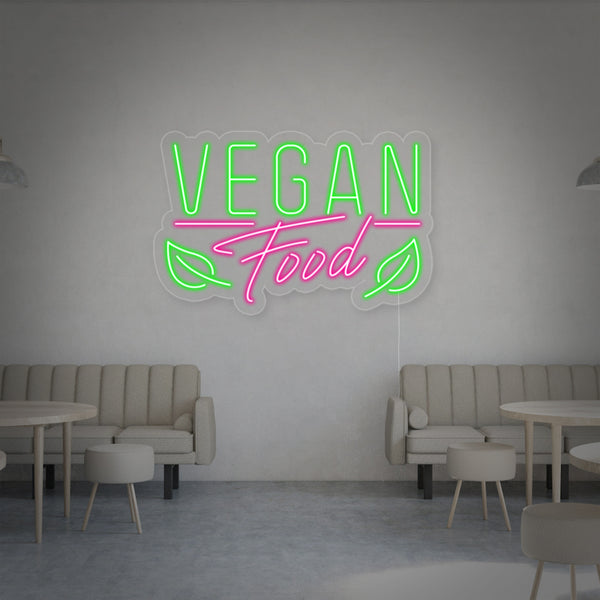 Vegan Food Neon Sign